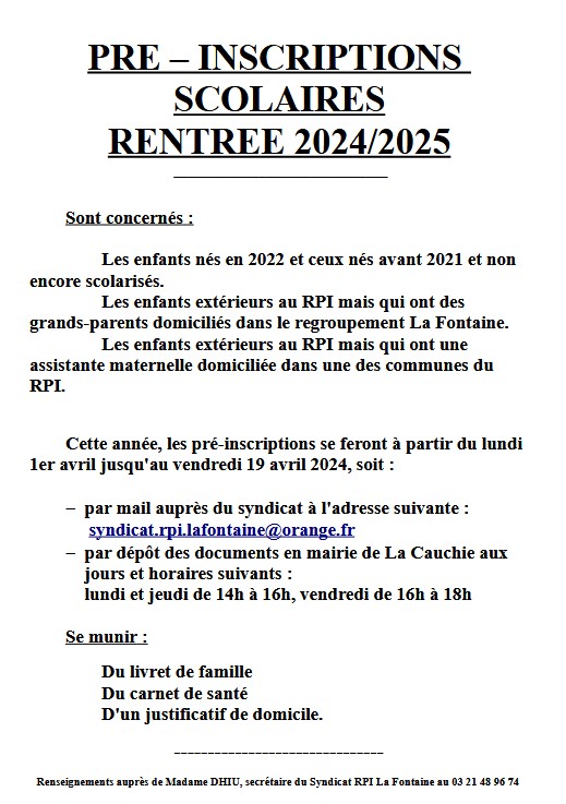 préinscriptions-rpi-la-fontaine-2024