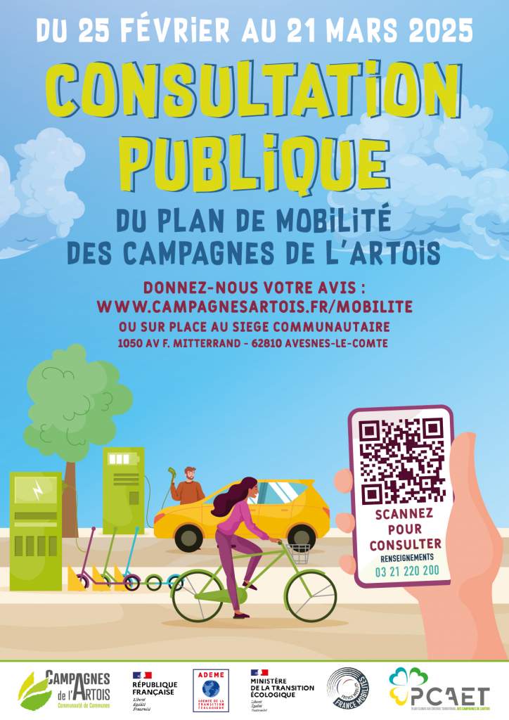 Affiche consultation publique